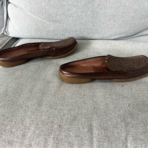 Donald J. Pliner Bronze Woven Flats - Picture 11 of 11
